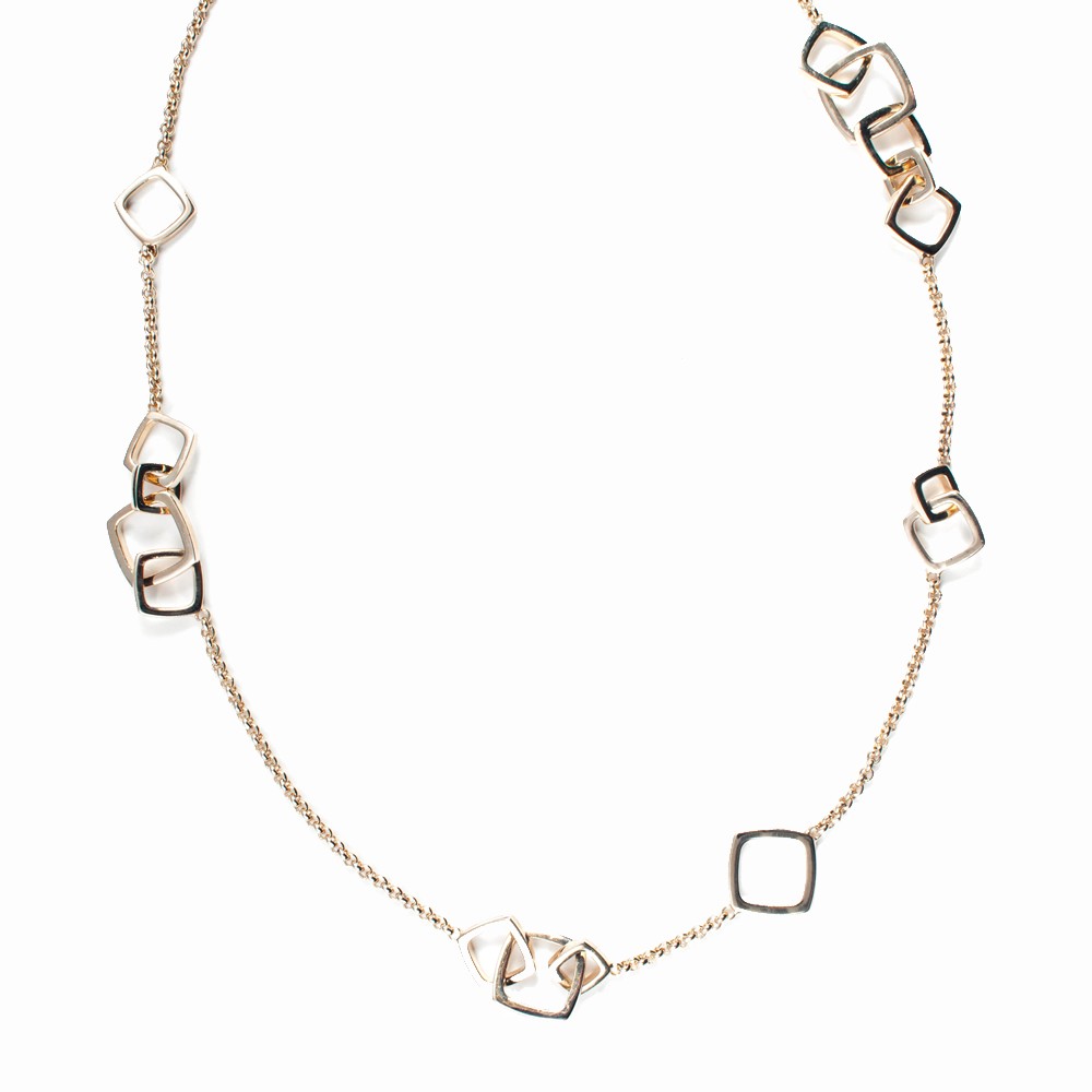 Gold, Rhinestone Necklace