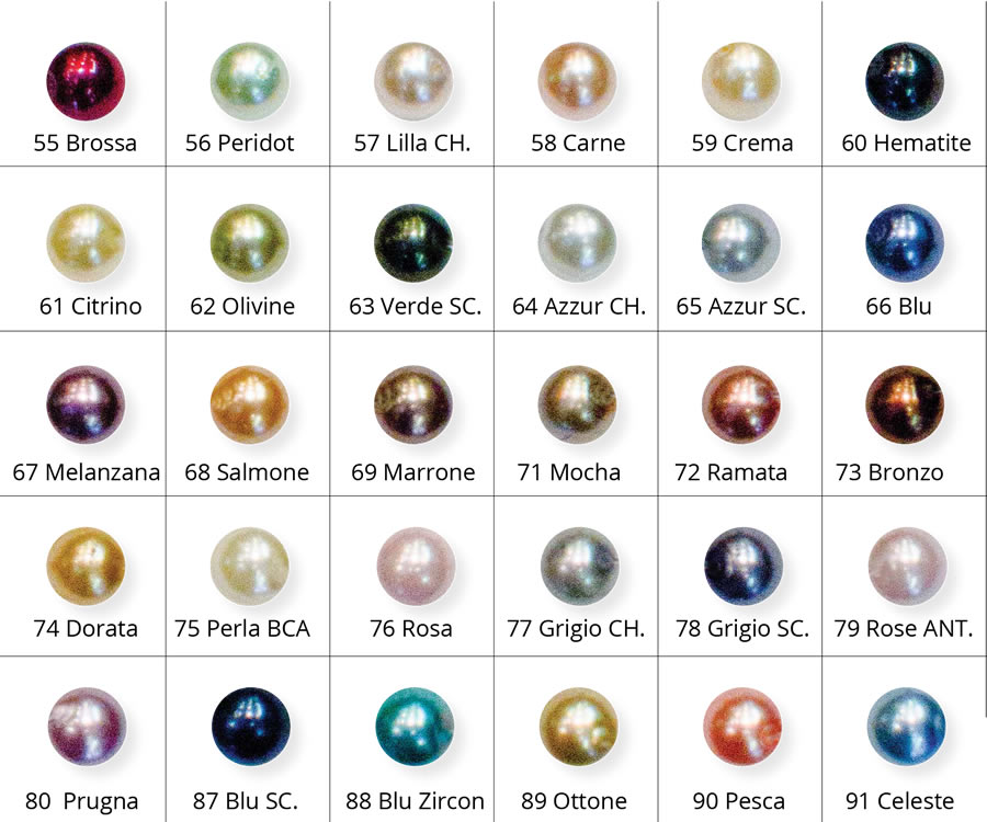 Pearl Color Chart